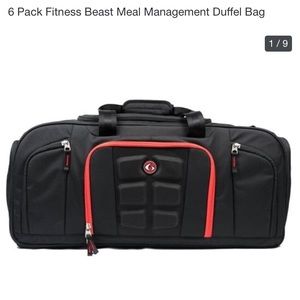 6 Pack Fitness Beastmode Meal Management Duffle